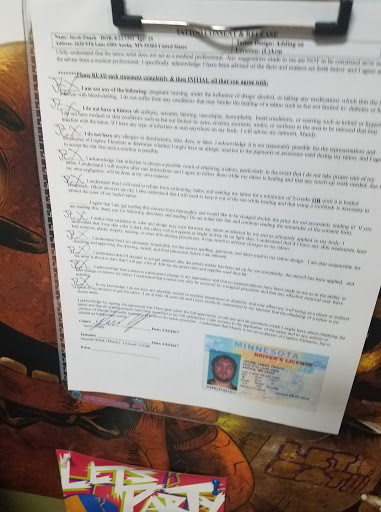 Explore palm size tattoo ideas, creative tattoo ideas in Minneapolis, available at Captive Elements