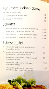Menu du Dionysos am Schloß à Willich