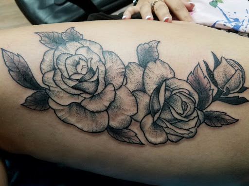 Explore safety pin tattoo ideas, creative tattoo ideas in Toledo, available at 4 Nineteen Ink