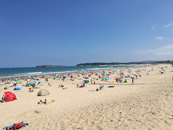 Foto von Somo Strand mit lange, gerade küste