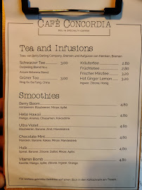 Café Café Concordia à Bremen - menu / carte