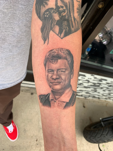 Explore gore tattoo ideas, creative tattoo ideas in Dalton, available at Rail Side Tattoo Co. (no piercings)