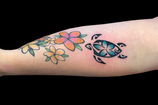 Explore couple tattoos ideas gallery, creative tattoo ideas in Lahaina, available at Sweet Trade Tattoo