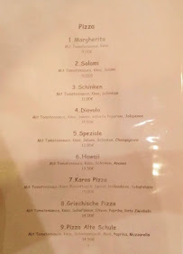 Menu / carte de Karo Bistro à Luhden