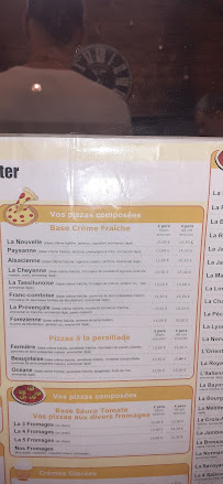 Menu / carte de Pizzeria chez Puce Lyon Croix rousse Caluire à Lyon