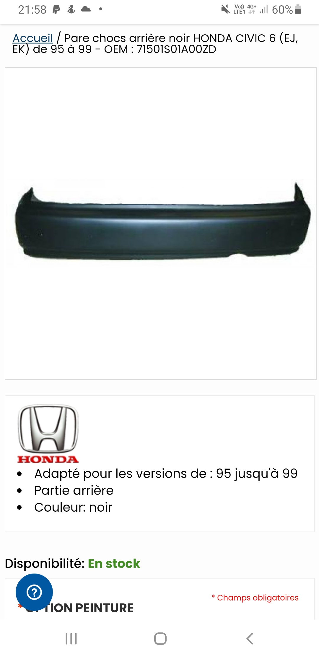 Photo n° 1 de l'avis de Jeremy.a fait le 02/01/2022 à 20:58