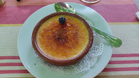 Crème catalane du Restaurant français L’Auberge du Born à Saint-Julien-en-Born - n°1