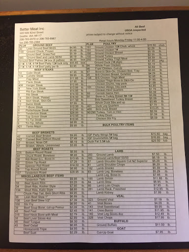 Butcher Shop «Better Meat Inc», reviews and photos, 305 NW 82nd St, Seattle, WA 98117, USA