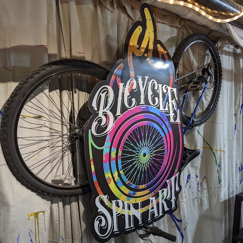 Bicycle Spin Art