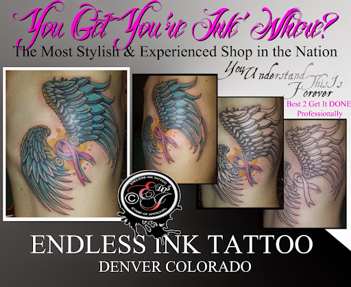 Explore shark tooth tattoo ideas, creative tattoo ideas in Denver, available at Endless Ink Tattoo & Piercing