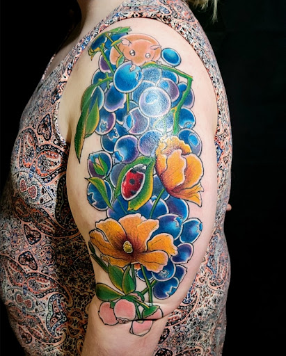 Explore scenery tattoo ideas, creative tattoo ideas in Salt Lake City, available at Depth in Design