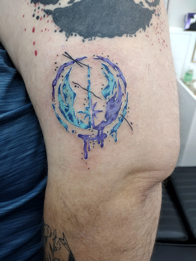 Explore dad fishing tattoo ideas, creative tattoo ideas in Royston, available at Mad Tatter Tattoos