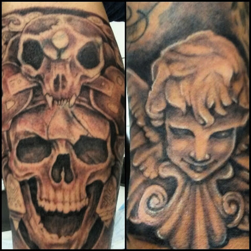 Explore mom and daughter tattoos ideas, creative tattoo ideas in Los Angeles, available at South Central Tattoos