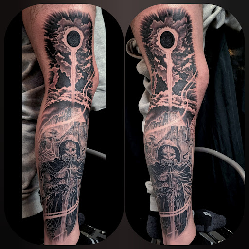 Explore tattoo ideas broken heart, creative tattoo ideas in Menomonee Falls, available at Cal Tattoo