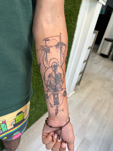 Explore finger word tattoos ideas, creative tattoo ideas in Cocoa, available at Rorschach Tattoo Shop and Piercing Studio