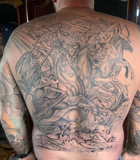 Explore boxer tattoo ideas, creative tattoo ideas in Lynnwood, available at Highmark Tattoo