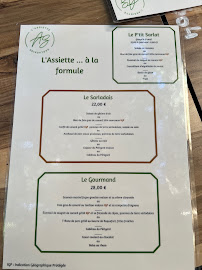 Menu / carte de L'Assiette Sarladaise - Restaurant avec terrasse à Sarlat-la-Canéda