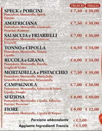 Il Trancio Rosso à Arluno carte