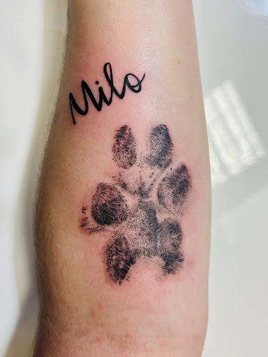 Explore forearm christian tattoo ideas, creative tattoo ideas in Sioux City, available at Inkspired Atelier