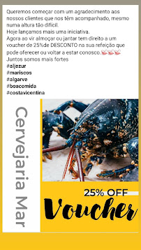Cervejaria Mar à Aljezur menu