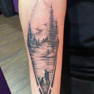 Explore caterpillar tattoo ideas, creative tattoo ideas in Cleveland, available at Divine Image Ink Tattoo and Piercing Studio