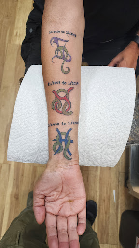 Find best friend tattoo ideas for guys for your next unique tattoo in El Paso at Red Skull Tattoo