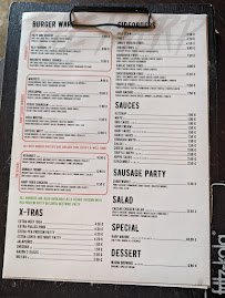 The Harp à Hanover menu