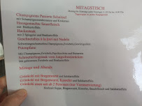 Steakhaus Hackepeter à Wolfsburg menu