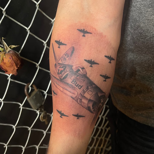 Explore bourbon tattoo ideas, creative tattoo ideas in Buffalo, available at True Gloom Tattoo Studio