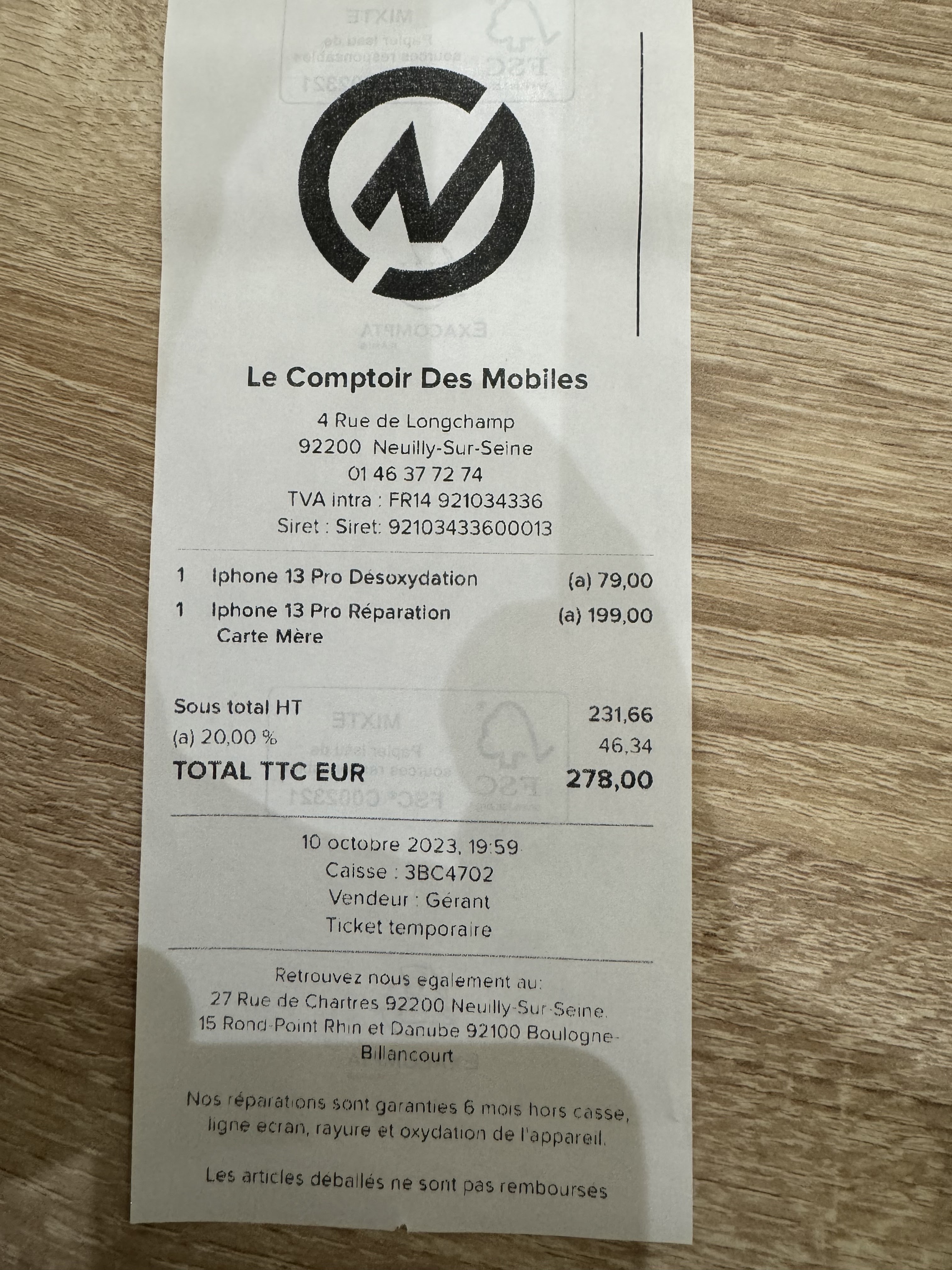 Photo n° 1 de l'avis de A.o fait le 10/10/2023 à 18:02