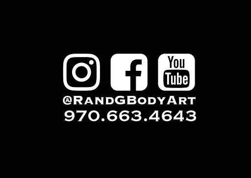 Explore tooled leather tattoo ideas, creative tattoo ideas in Loveland, available at R&G Body Art