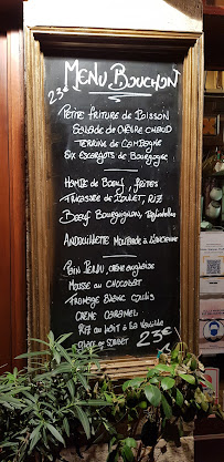 Bouchon Tourangeau à Tours menu
