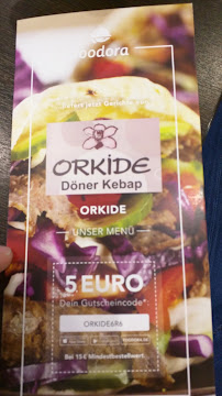 Kebab Orkide Döner Kebab à Essen (le menu)