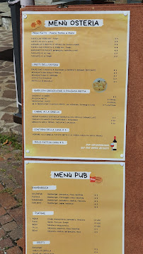 Menu / carte de Osteria Del Conte à Pavullo Nel Frignano