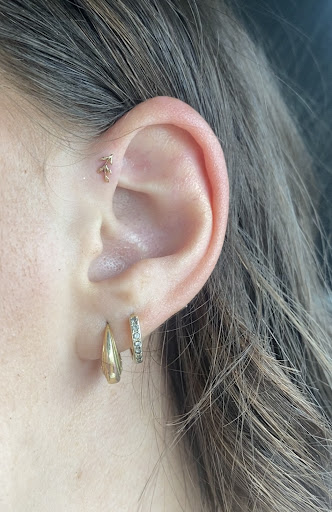 Explore tattoo scroll ideas, creative tattoo ideas in Roanoke, available at Clove Piercing & Fine Jewelry