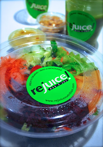 Rejuice! - Bar à Jus/Smoothies/Salads - Vegan Vegetarian - Bio Organic