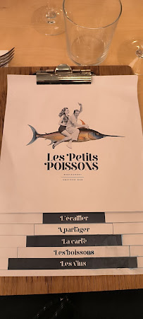 Restaurant Les Petits Poissons Vieux-Lille à Lille (la carte)