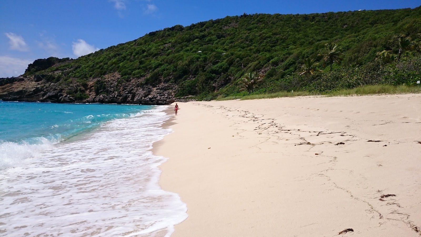 Gouverneur beach的照片 带有碧绿色纯水表面