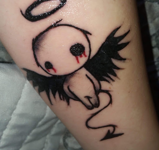 Explore mother daughter and son tattoo ideas, creative tattoo ideas in Paris, available at Twizted Dezignz