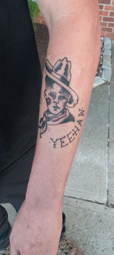 Explore ghost tattoo ideas, creative tattoo ideas in Bethlehem, available at Broad Street Tattoo Parlour