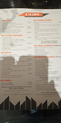 Atypic à Dinan menu