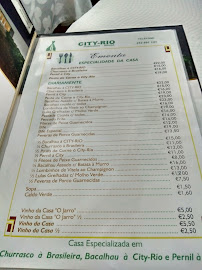 Carte du City Rio à Braga