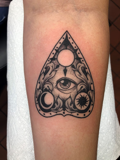 Explore thyroid cancer tattoo ideas, creative tattoo ideas in Saint Petersburg, available at Lucky You Tattoo