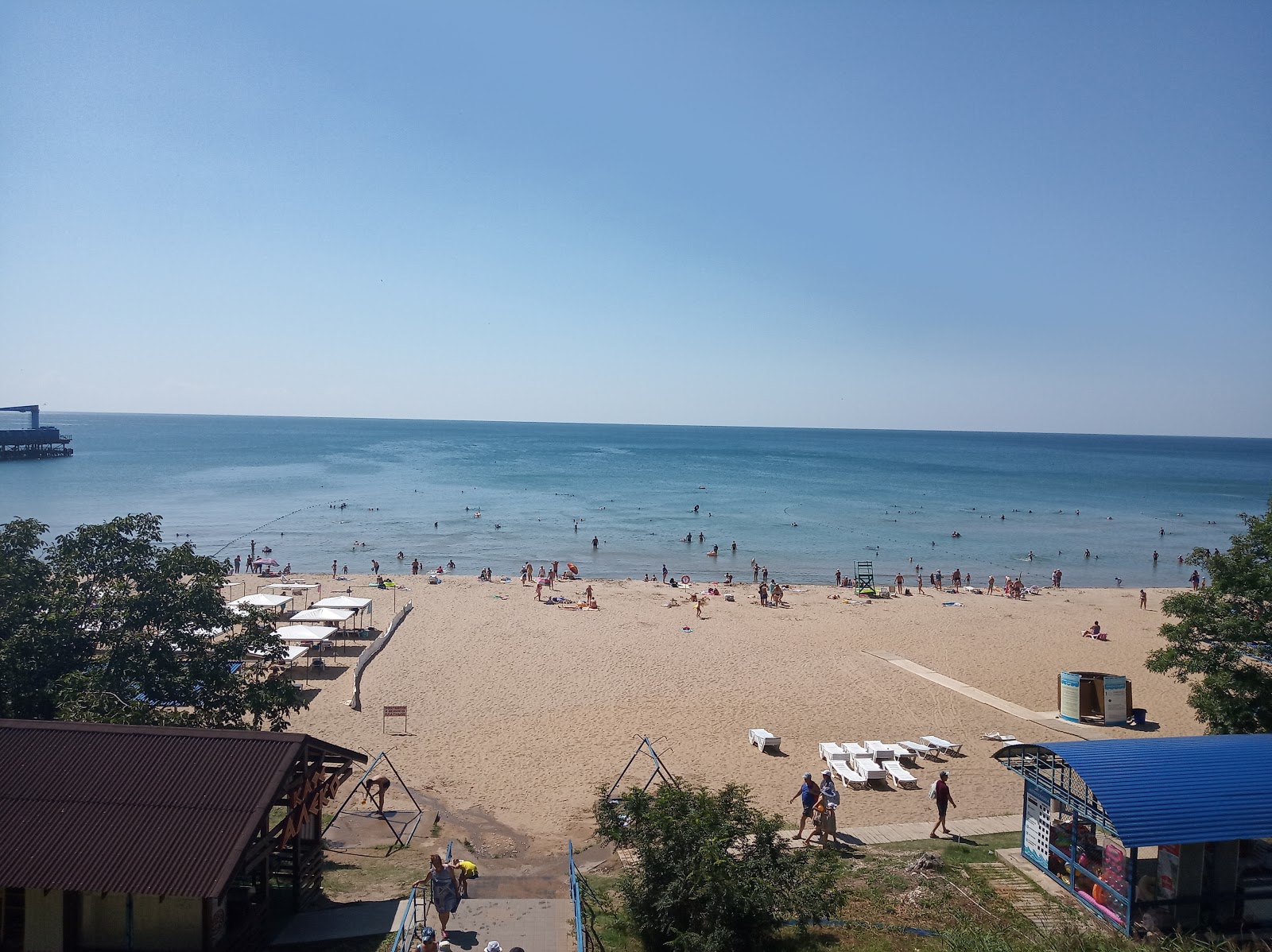 Foto van Orlyonok beach - populaire plek onder ontspanningskenners