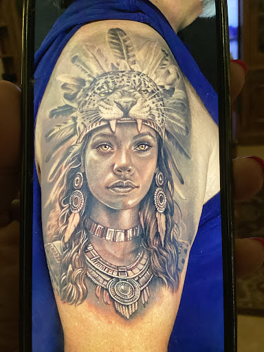 Explore loteria tattoo ideas, creative tattoo ideas in Mcallen, available at World Famous La Mancha Tattooz