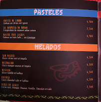 Restaurant mexicain LA SANDIA à Toulouse (le menu)