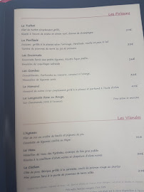 Restaurant Le Neptune à Collioure menu