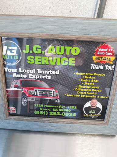 Auto Repair Shop «JG Auto Service», reviews and photos, 2126 Hamner Ave #201, Norco, CA 92860, USA