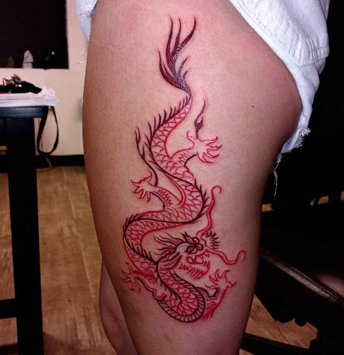 Explore simple beach tattoo ideas, creative tattoo ideas in Richmond, available at Art Period llc Tattoos and Artwork by Leigh Odom