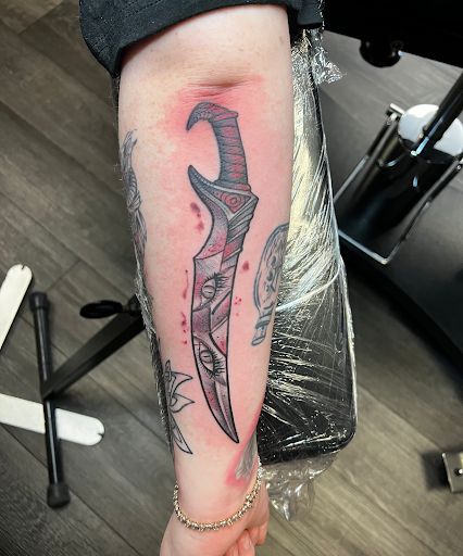 Explore small dragonfly tattoo ideas, creative tattoo ideas in Silver City, available at Independent Ink Tattoo